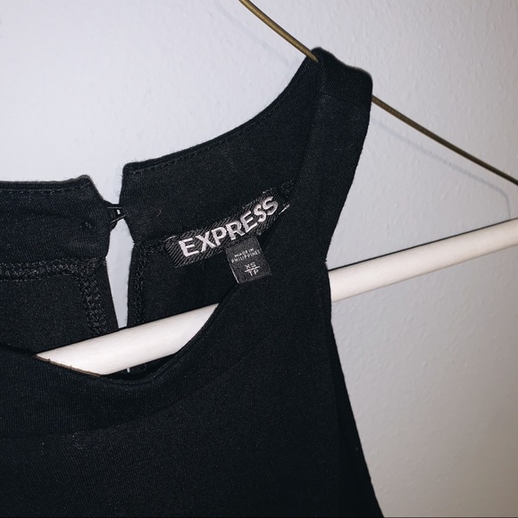 Express Halter Basic Mini Dress - Picture 2 of 2